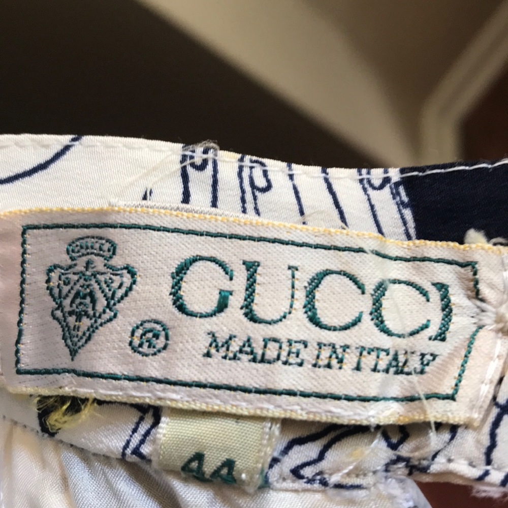 Vintage Gucci Silk Skirt 44 - Picture 6 of 8
